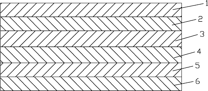 Thermal-transfer coloured crystal glass and preparation method thereof