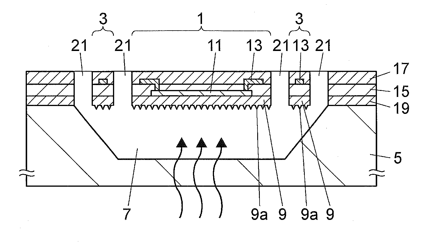 Thermal infrared sensor and manufacturing method thereof