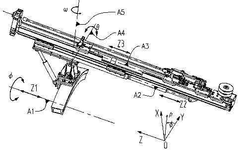 Multi-degree-of-freedom switching device for advance drilling machine of shield heading machine