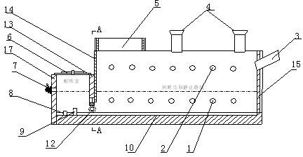 Smelting method and device for molten oxidized lead slag