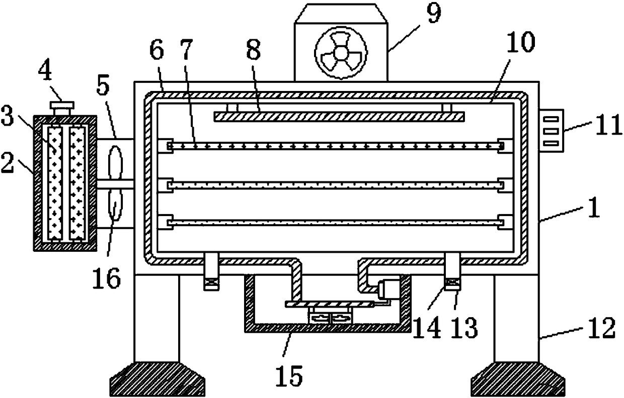 Fermentation tank being uniform in fermentation temperature and quick in cooling