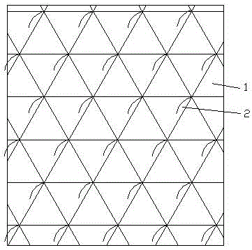 Vertical line knitting good dimension stability fabrics