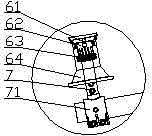 Grounding switch for high-end straight-way valve hall