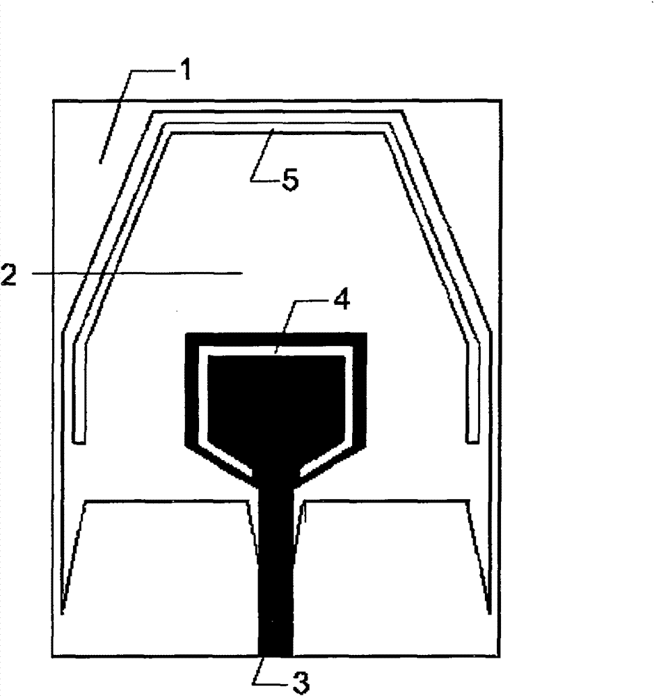 Novel stop band gap ultra wide band antenna