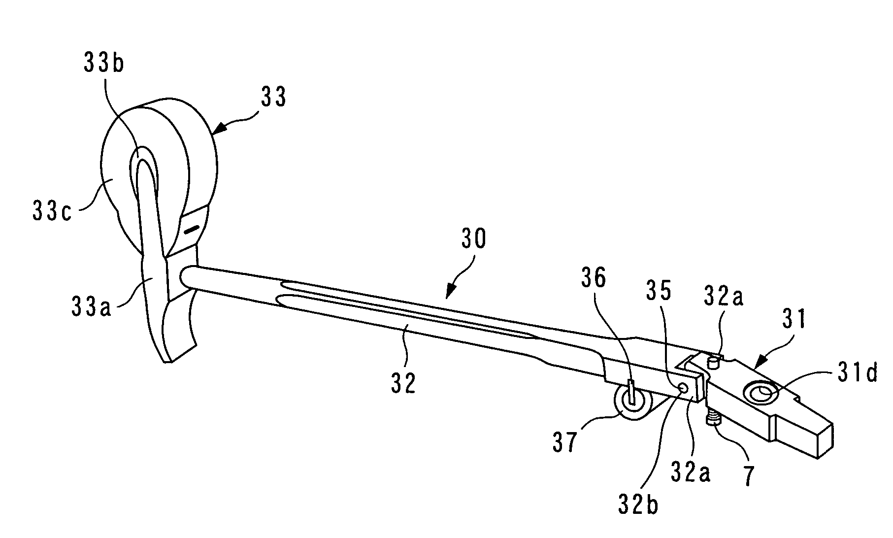 Shank flange for piano