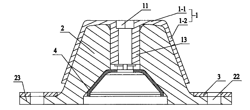 Shock absorber of seat type lamp