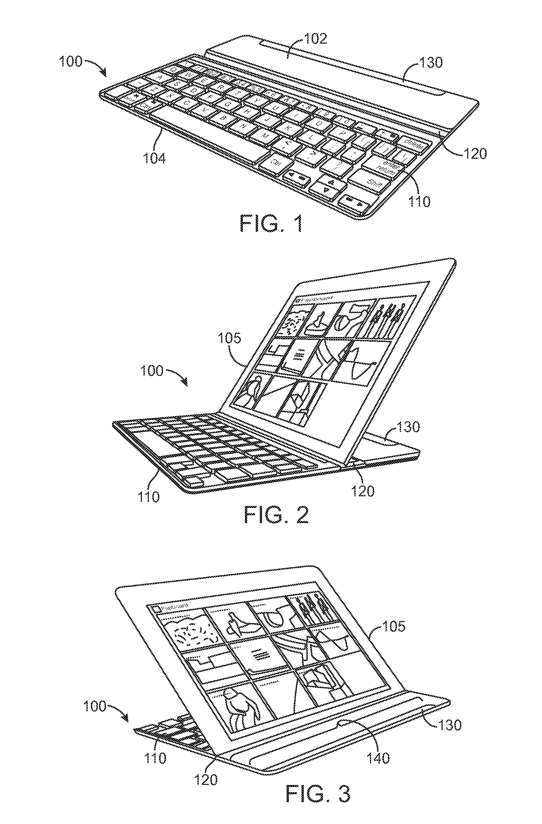 Protective cover for a tablet computer