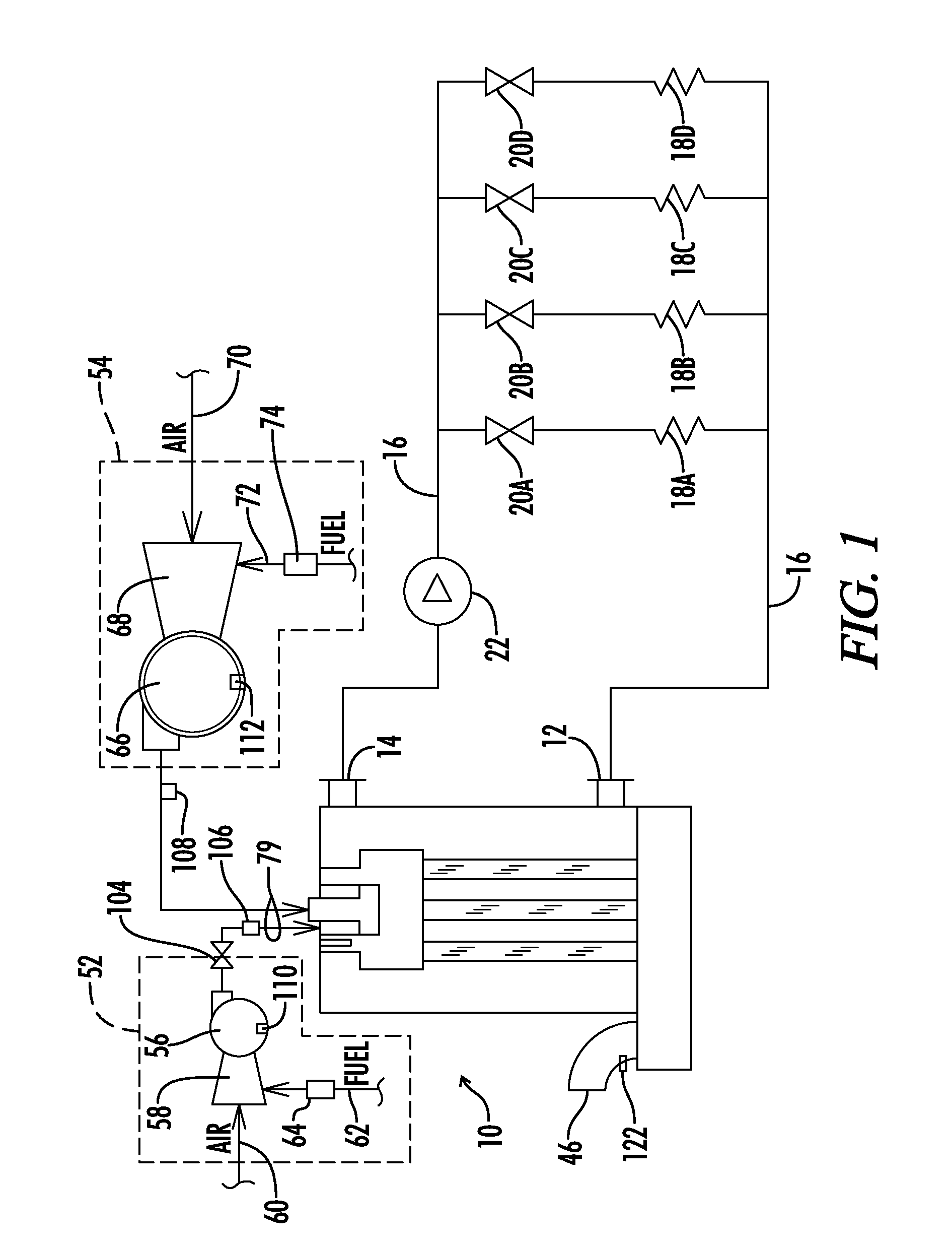 Integrated dual chamber burner