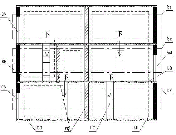 Small-equally-shared high-rise duplex residential building