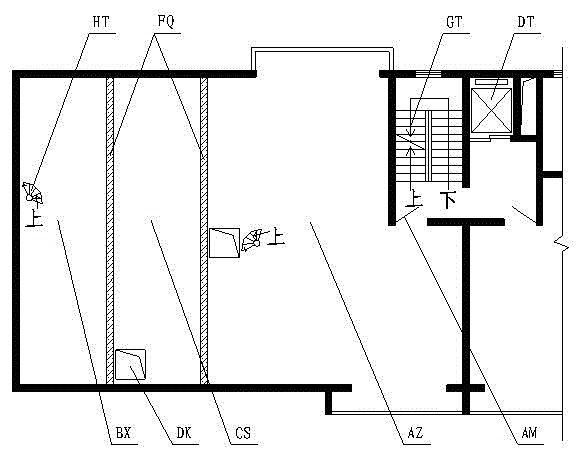 Small-equally-shared high-rise duplex residential building