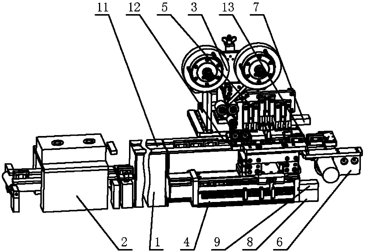 Automatic core glue attaching equipment