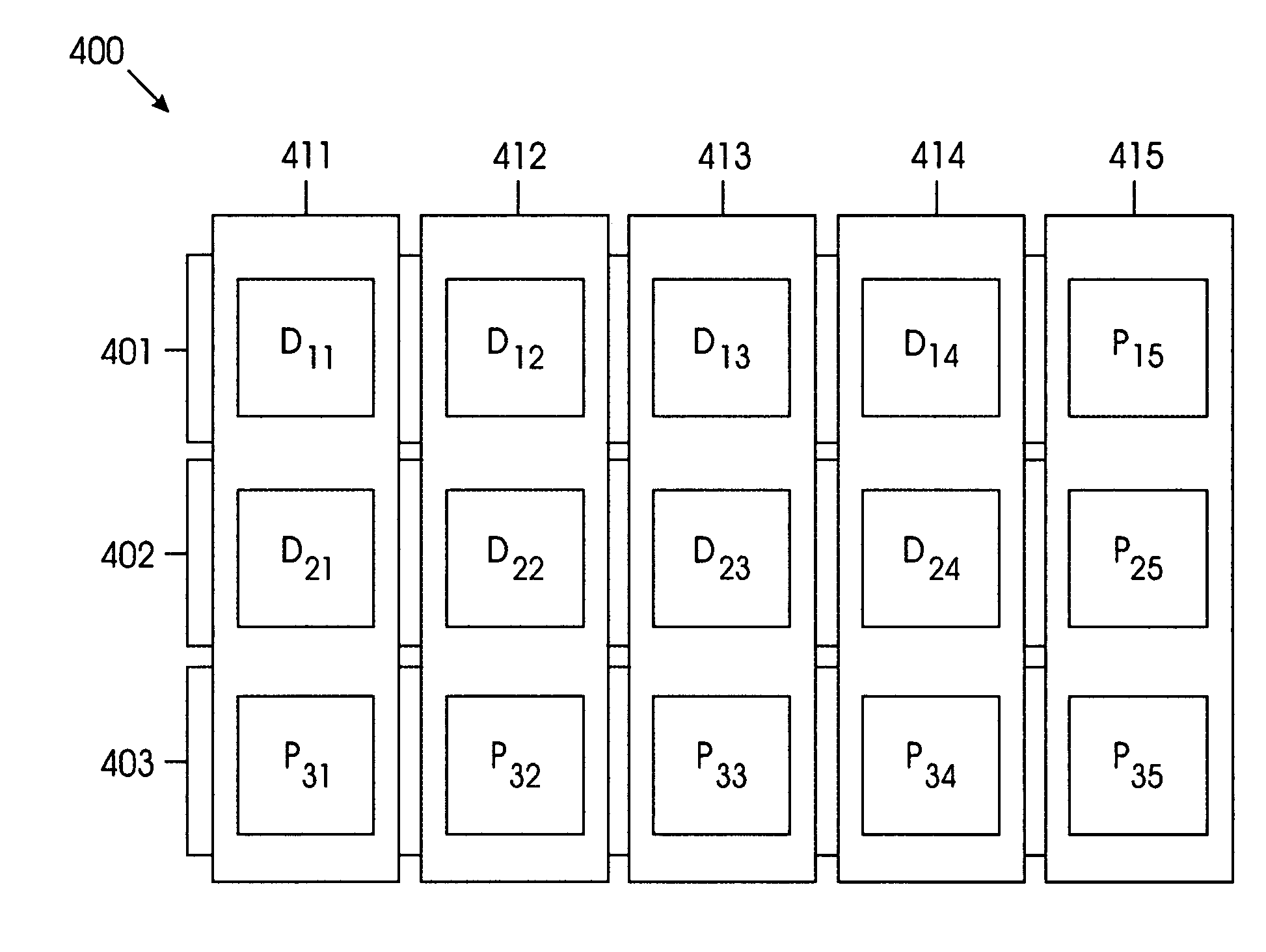 Generalized parity stripe data storage array