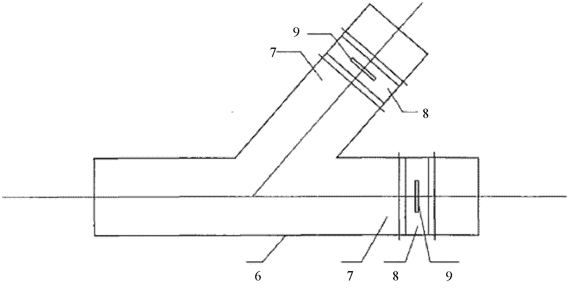 Shunt type air bath duct