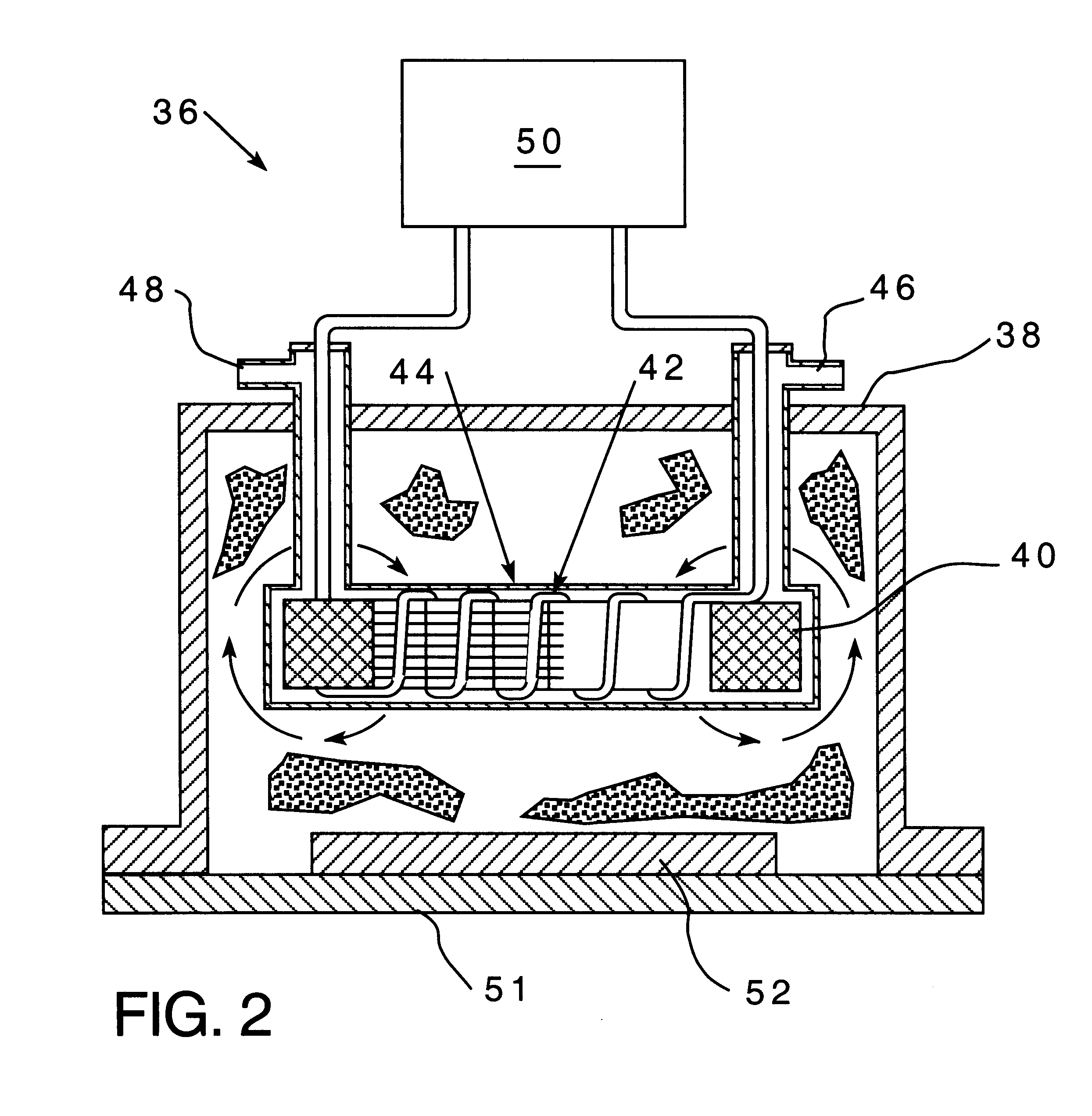 Inductive RF plasma source with external discharge bridge