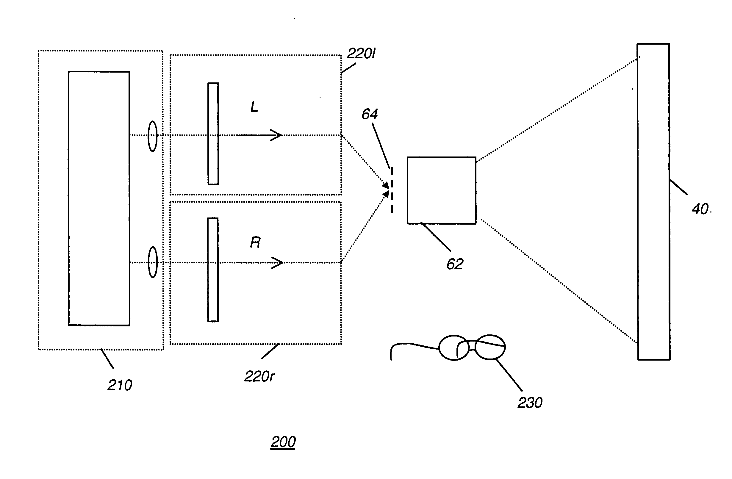 Stereoscopic display apparatus using LCD panel