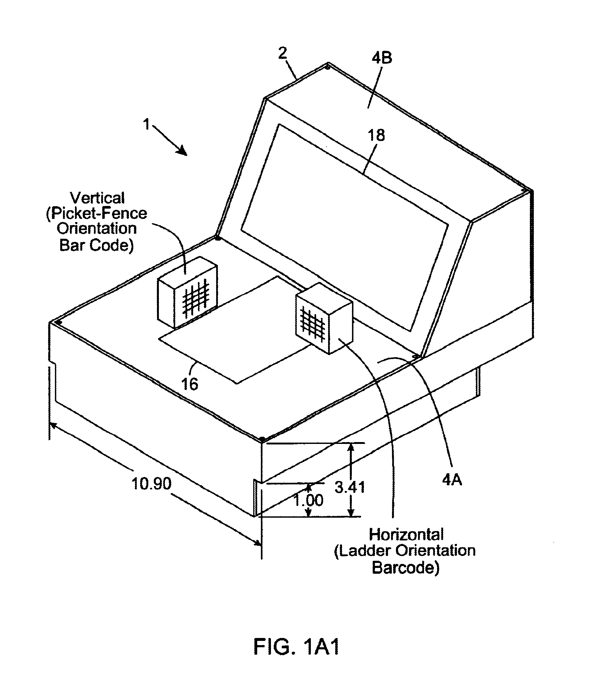 Bioptical holographic laser scanning system