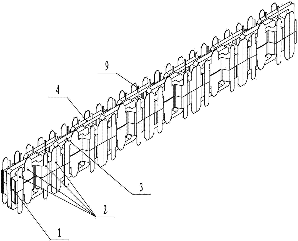 Novel single-phase asynchronous AC motor stator structure