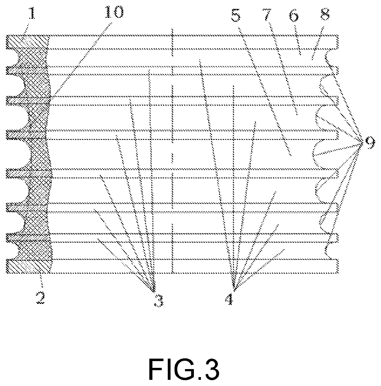 Method for improving fatigue resistance performance of locomotive rubber-metal pad and locomotive rubber-metal pad