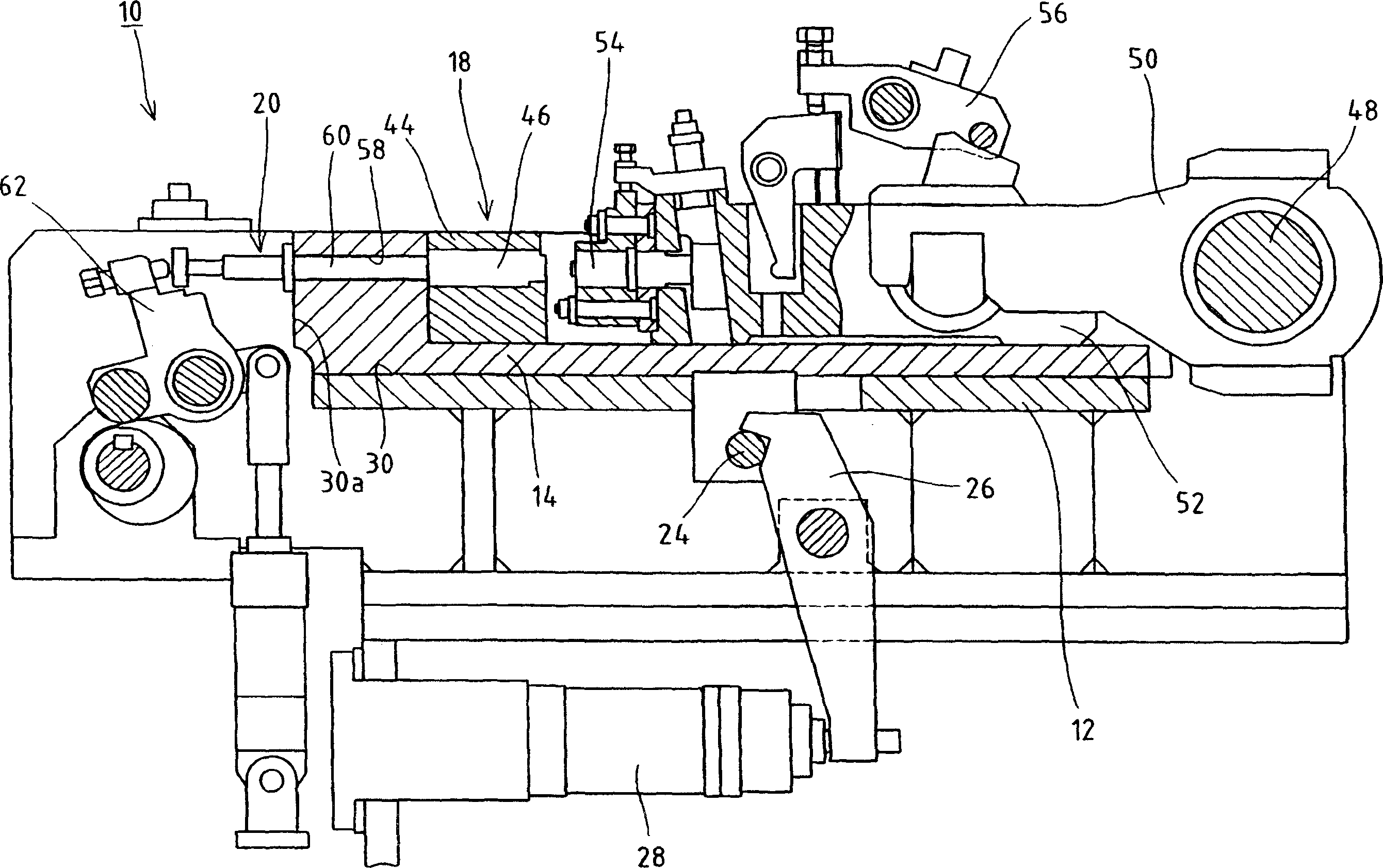 Multistage heading machine