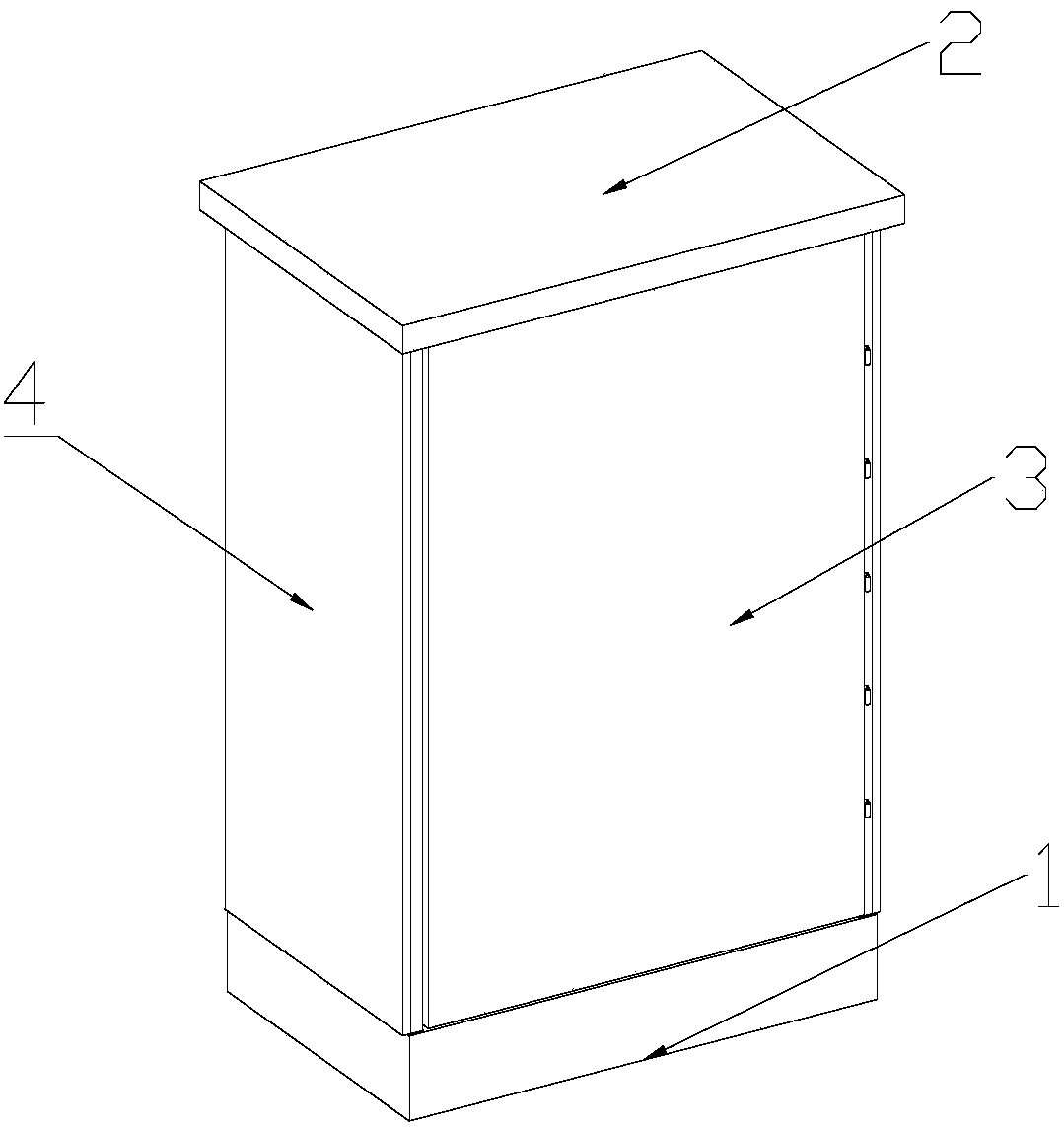 Power distribution cabinet convenient to transport