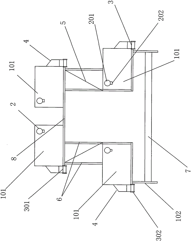 An automatic feeding and defecation system for rex rabbit breeding