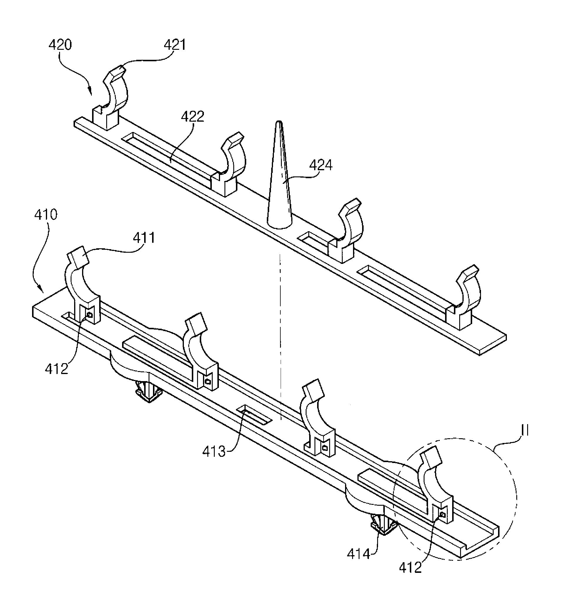 Lamp fixing member, backlight assembly having the same and liquid crystal display apparatus having the same