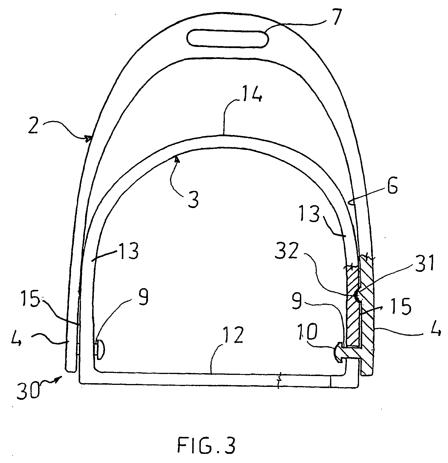 Safety stirrup