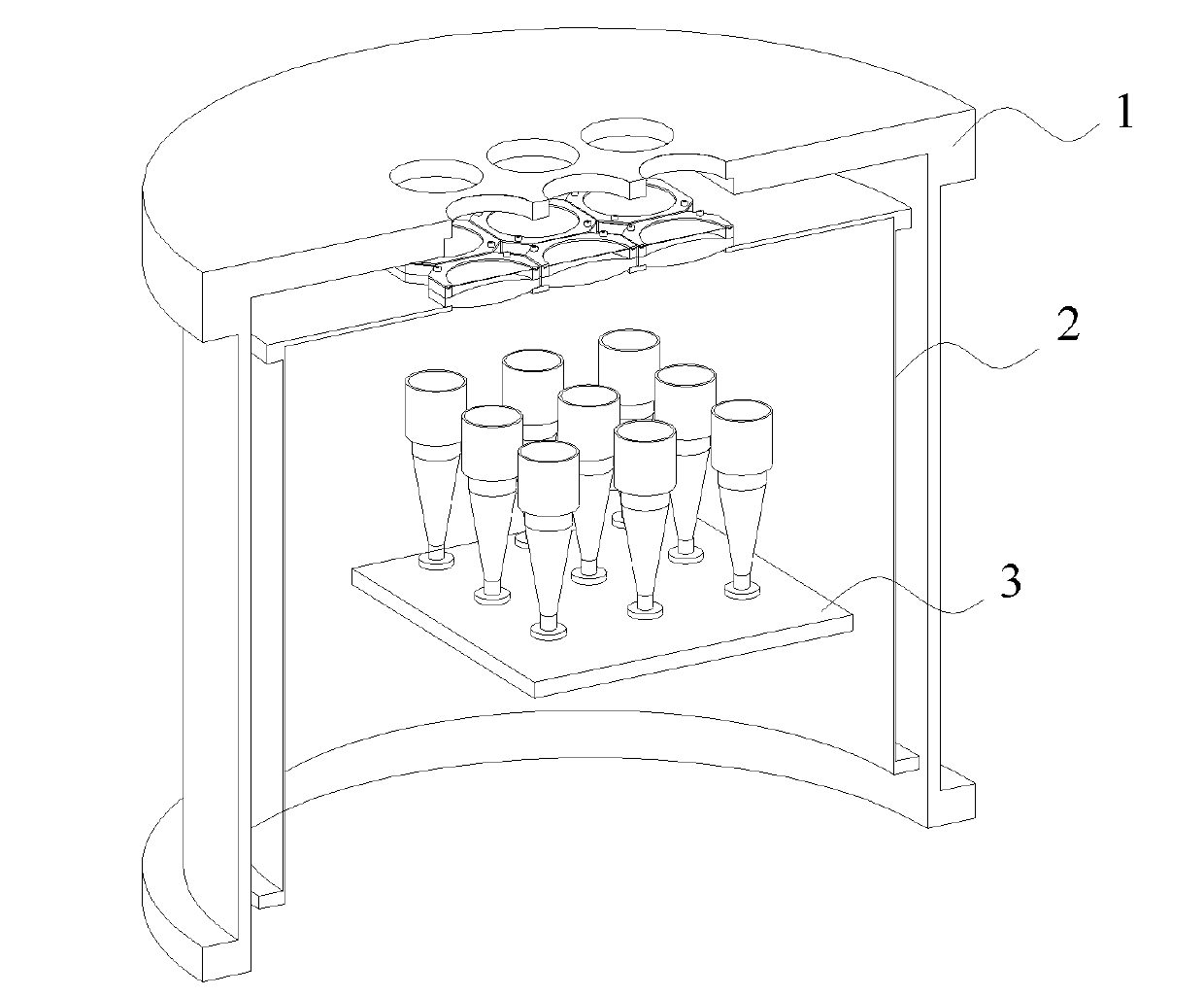 Millimeter wave multi-pixel refrigeration receiver dewar