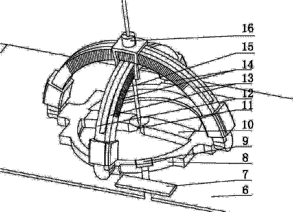 CT guided lung puncture positioning instrument