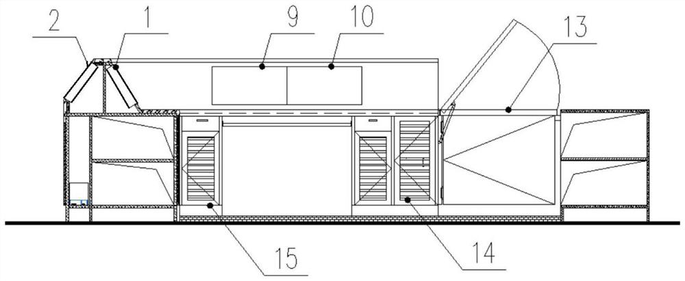 Integrated railway station annular service desk system