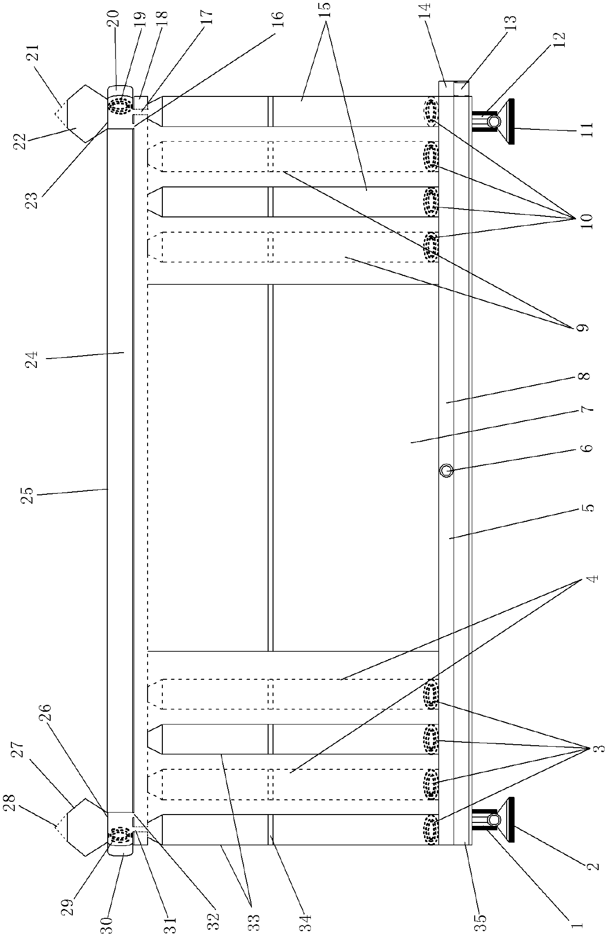 Multifunctional traffic safety barrier