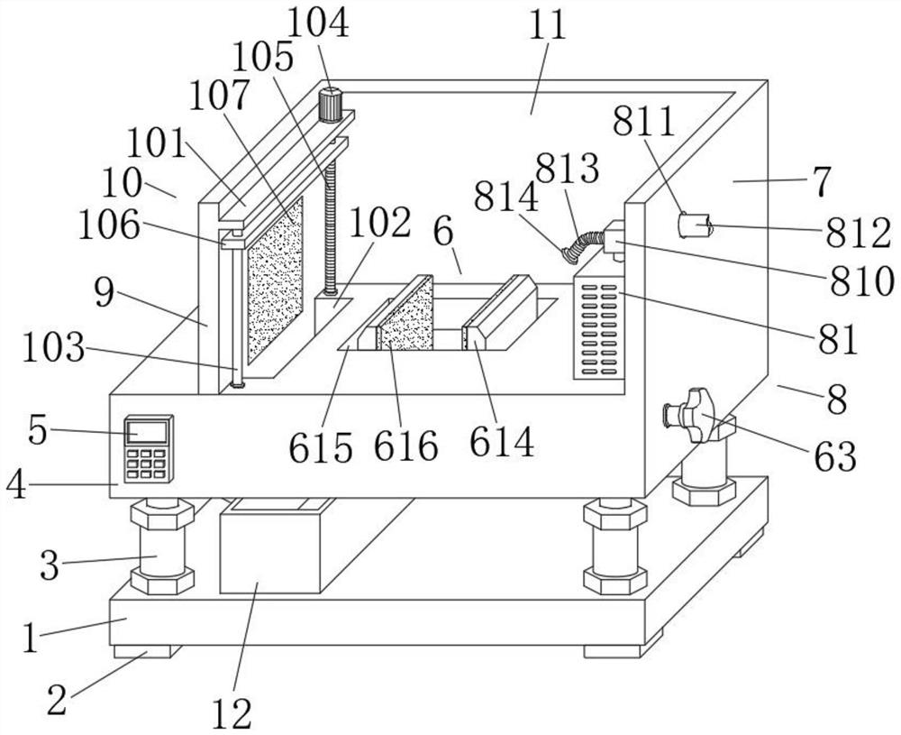 Operation table for hardware tool machining and using method of operation table