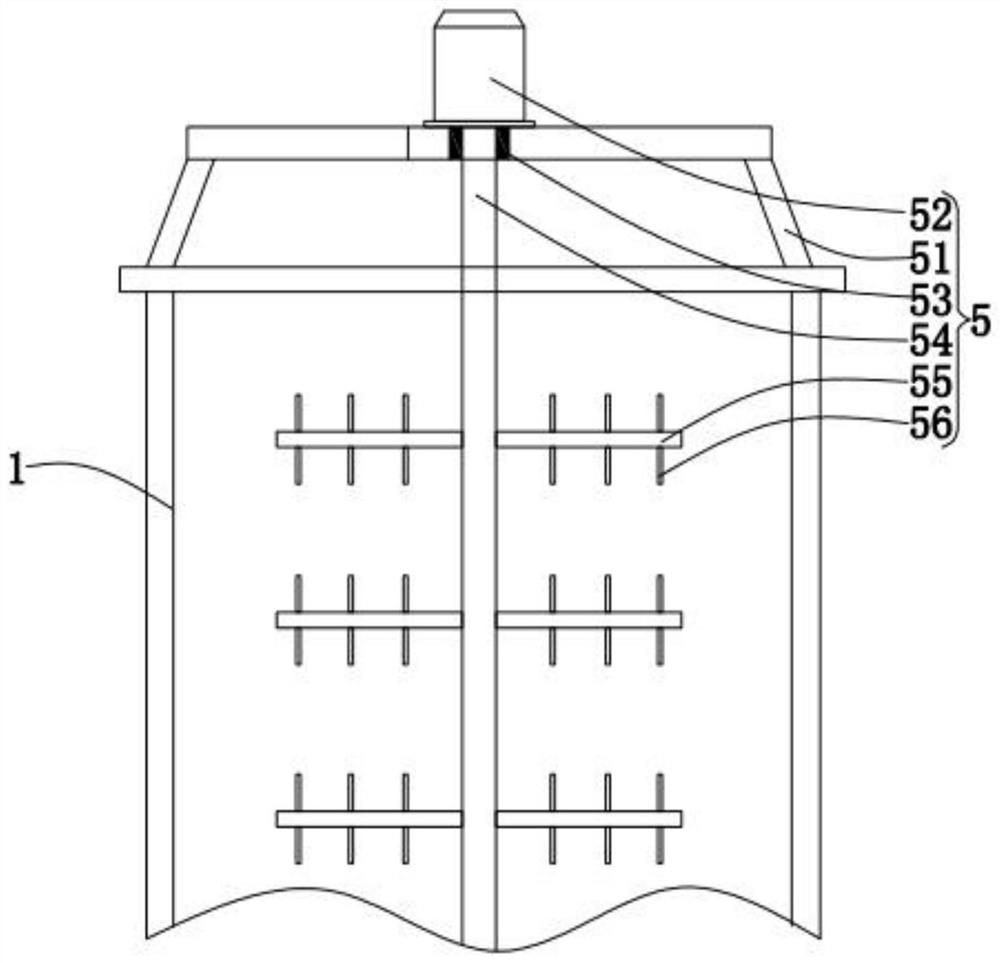 A pulp storage tank for papermaking