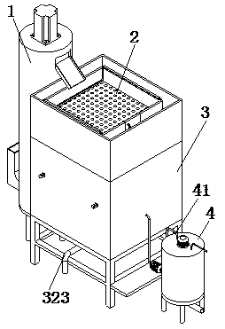 Waste recovery device for biotechnology pharmacy