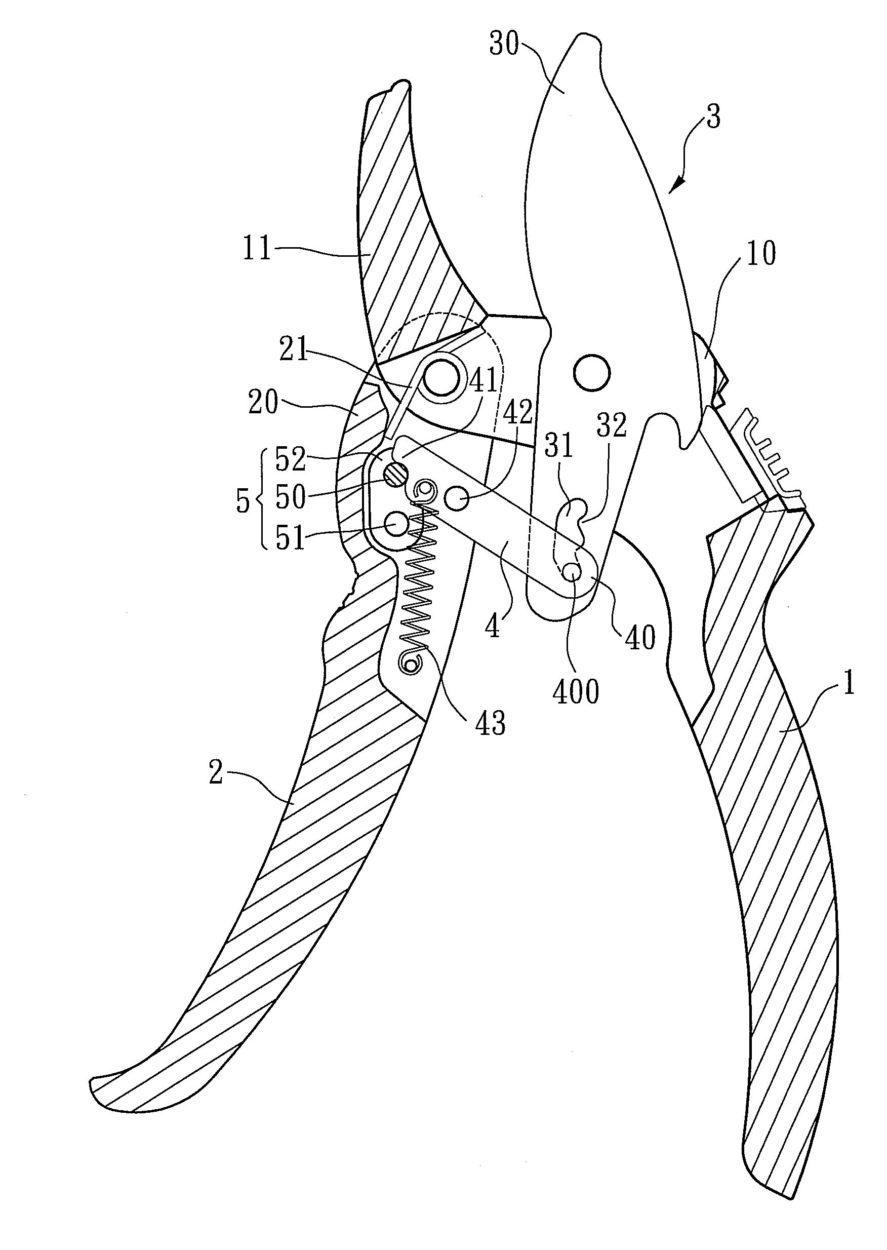 Floral scissors assembly