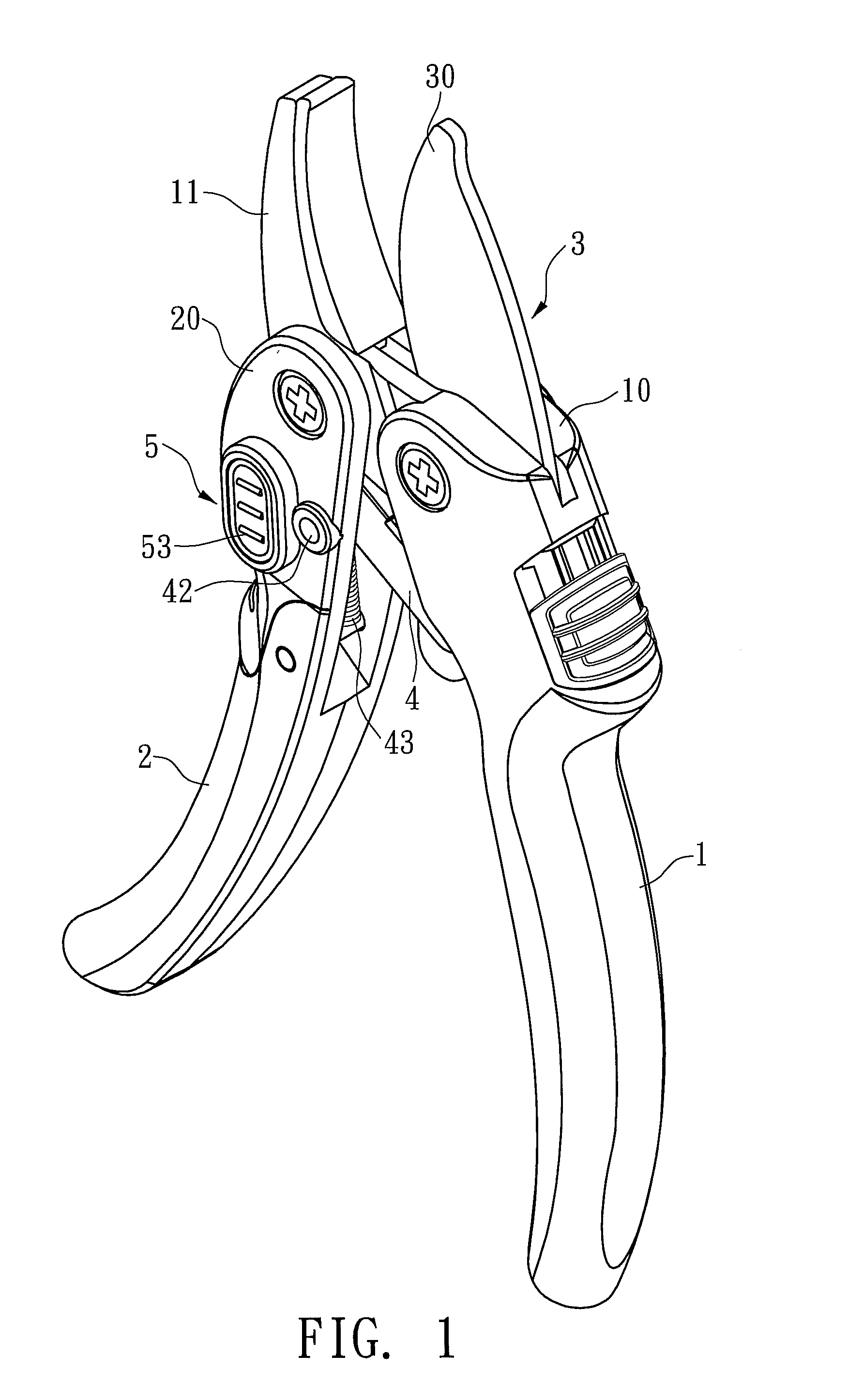 Floral scissors assembly