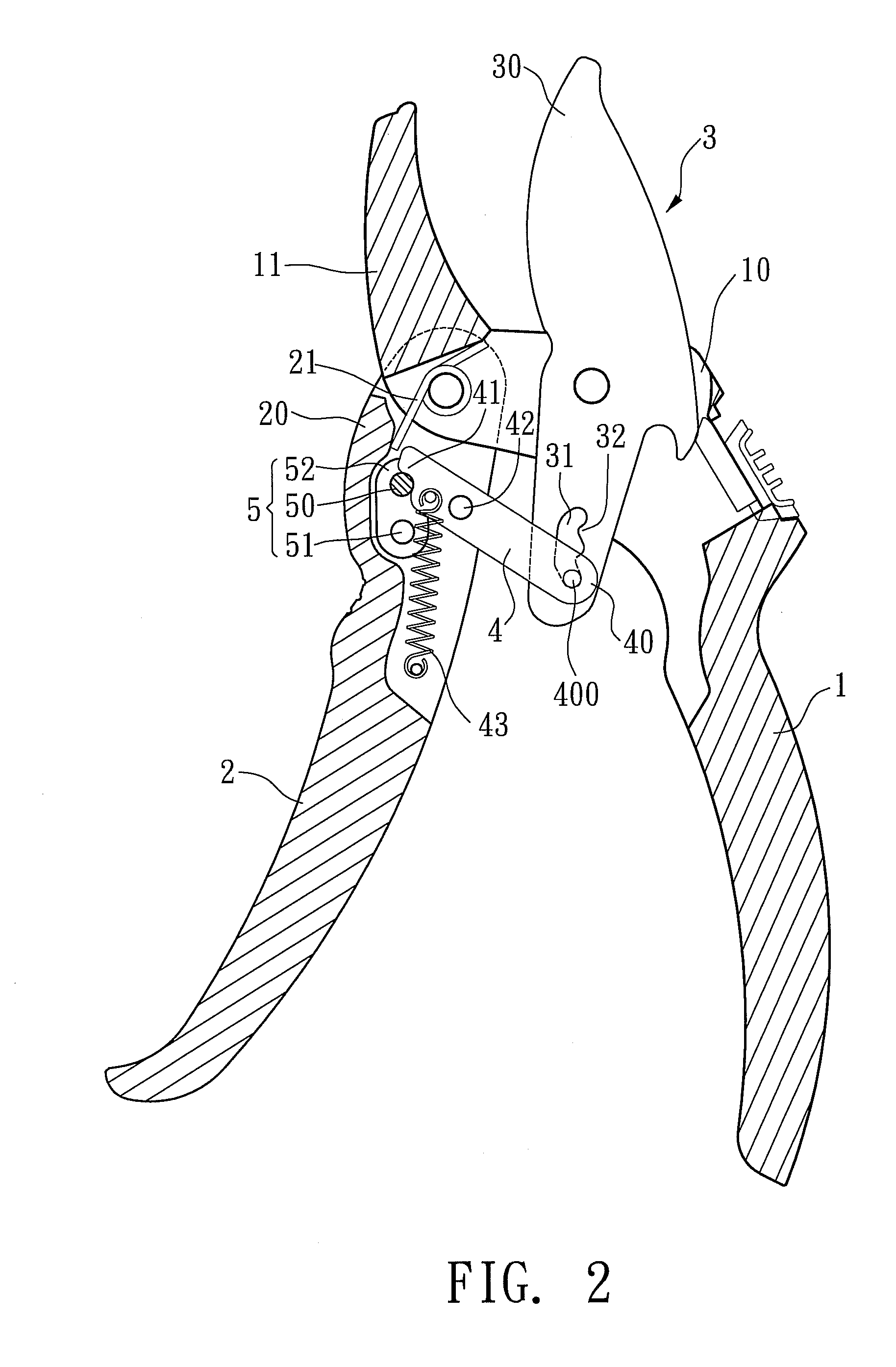 Floral scissors assembly