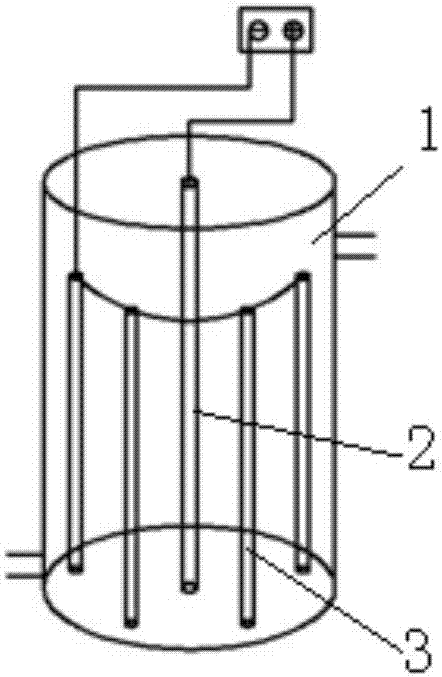 Method for removing nitrate nitrogen in water, electrode biofilm culturing method, electrode and device