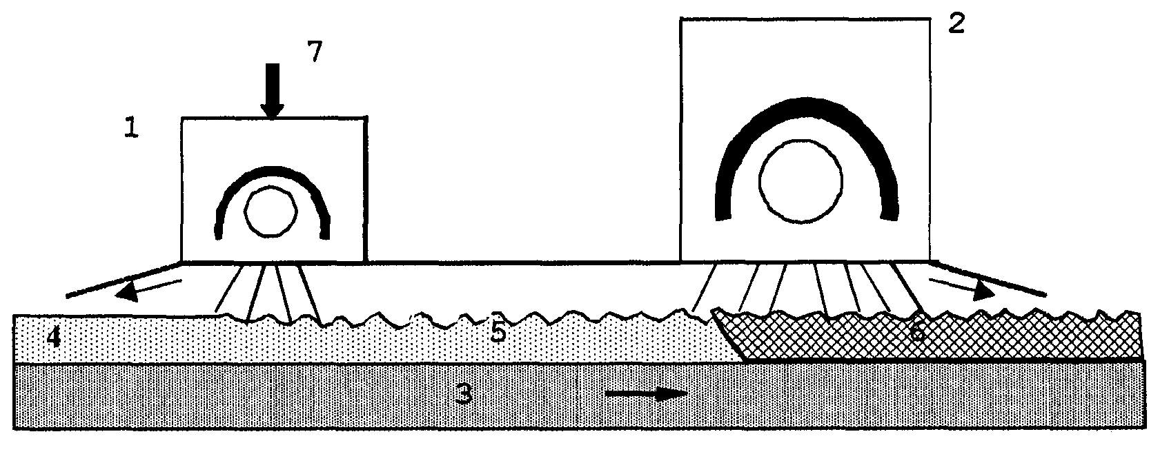 Process for scratch- and abrasion-resistant coating and physical matting of plastics substrates, more particularly polymethyl methacrylate, with nanocomposite coating material