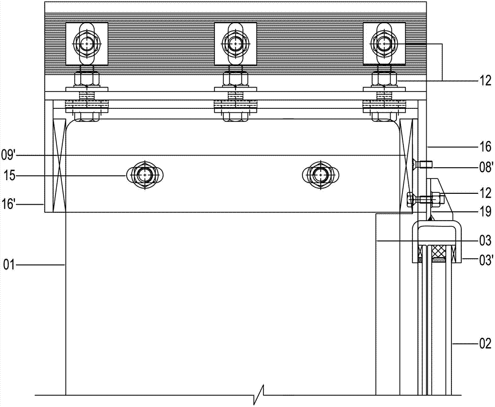 A glass rib curtain wall system