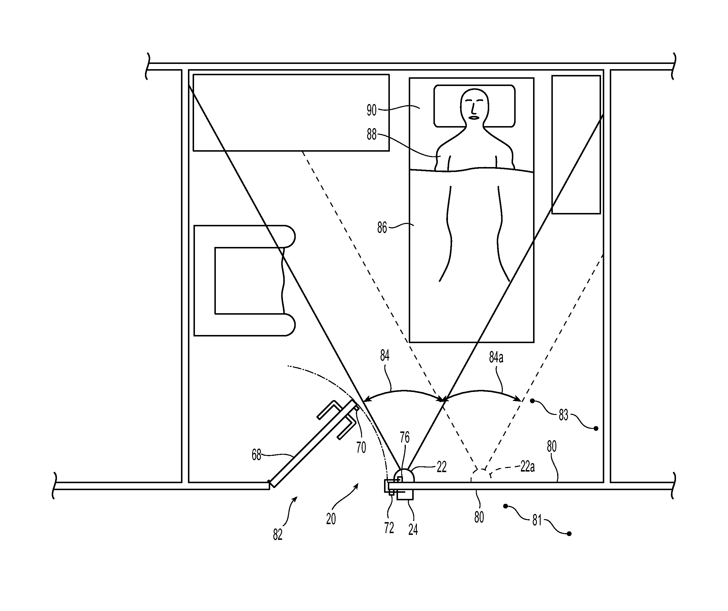 Patient monitoring system for bathroom