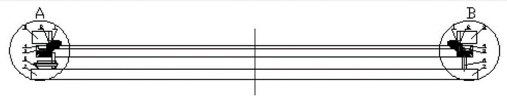 A flange defect automatic detection device and detection method