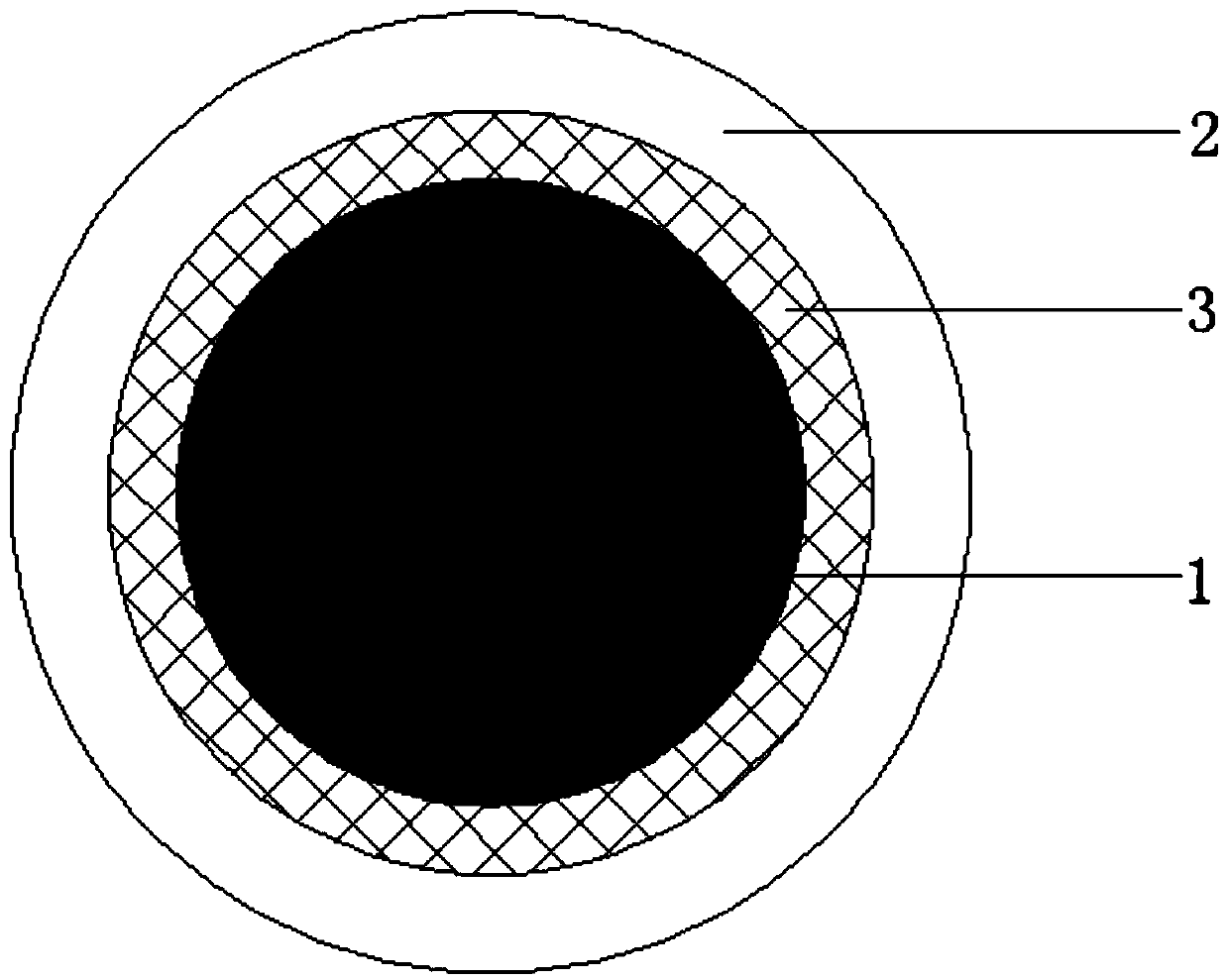 Anti-cable-stayed-tearing rope and manufacturing method thereof