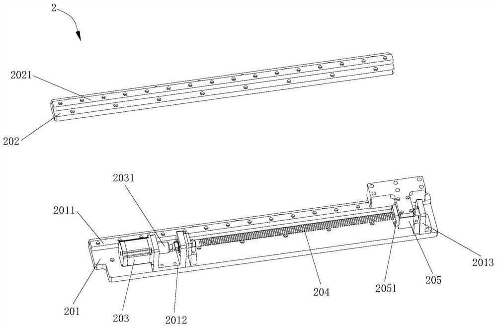 Double-track solder paste printing machine with lifting platform capable of moving forwards and backwards