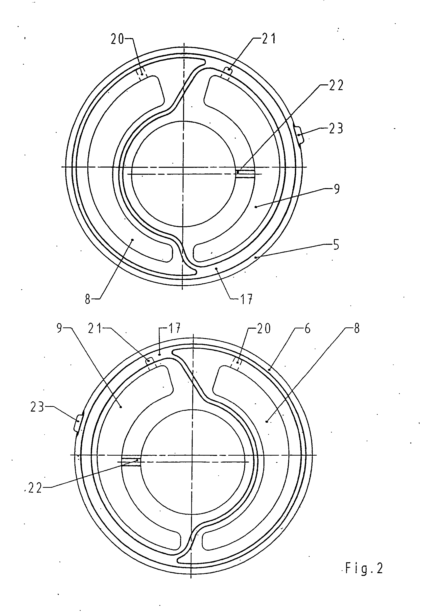 Axial piston engine with integrated filling pump