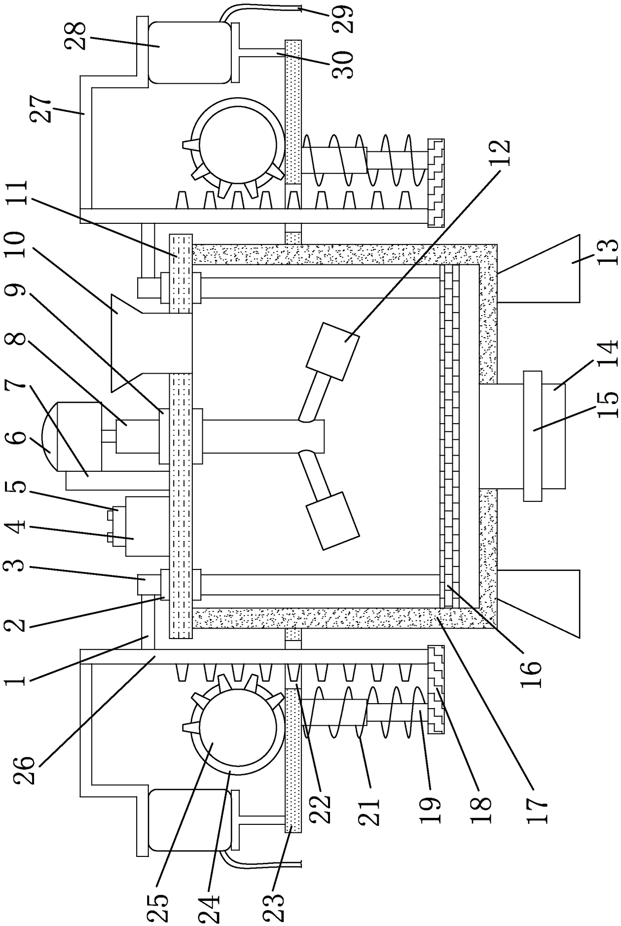 Treatment method for treating industrial wastewater