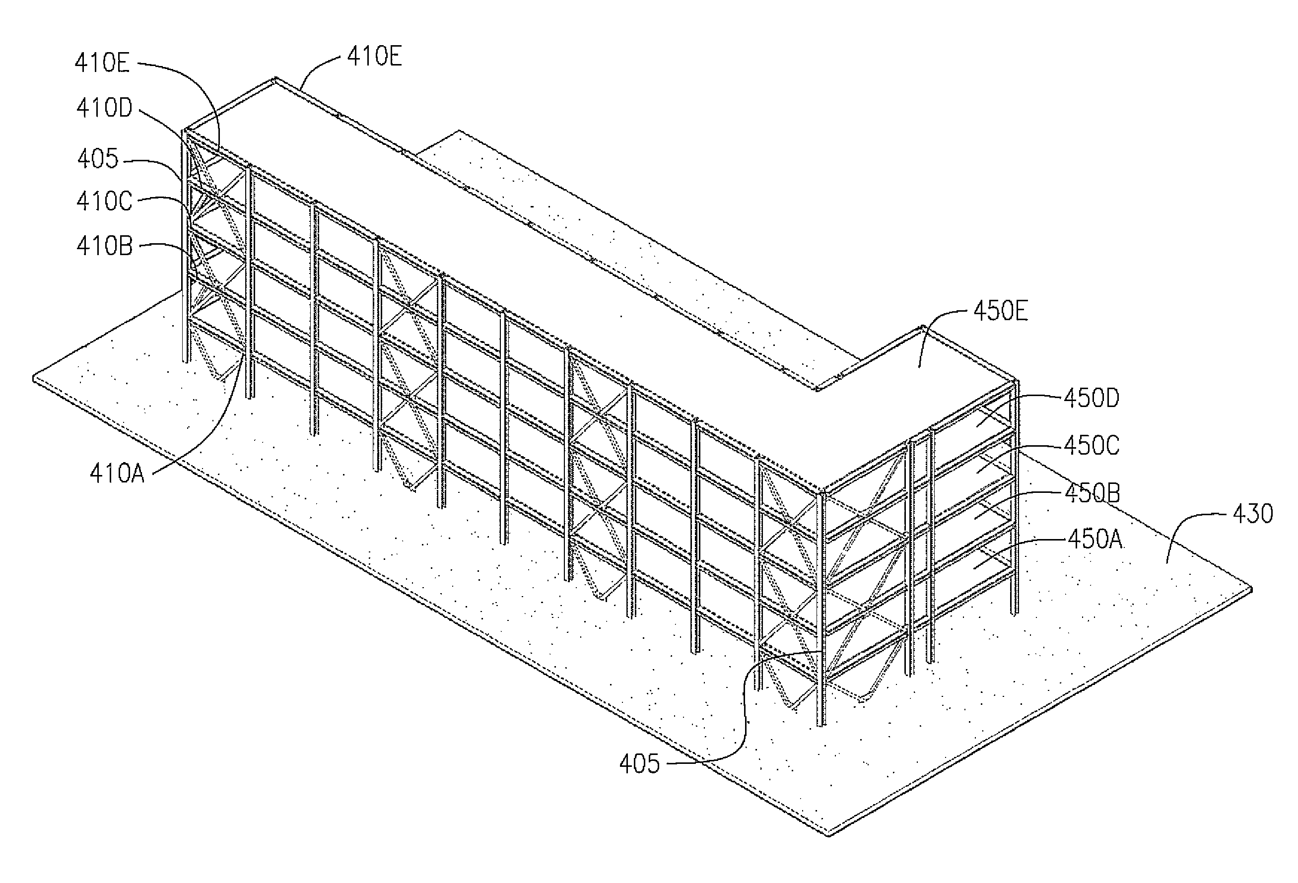 Premanufactured structures for constructing buildings