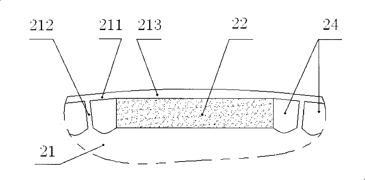 Large-sized speed-changing wind power generator with embedded permanent magnet