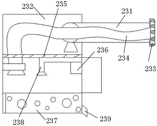 Wall surface cleaning device for wallpaper pasting system