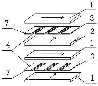 Plant-fiber elastic material with stiffening ribs